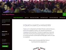 Tablet Screenshot of fourthwatchministry.com
